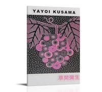TSNKNP Yayoi Kusama Póster de vid de uva Pintura Decorativa Lienzo Arte de Pared Salón Póster Dormitorio Pintura, Arte de Pared Impresión de Imagen Moderna Decoración de Habitación Familiar 30 x 45 cm