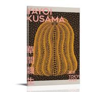 TSNKNP Yayoi Kusama Póster Retro Pintura Decorativa Lienzo Arte de Pared Salón Póster Dormitorio Pintura, Arte de Pared Impresión de Imagen Moderna Decoración de Habitación Familiar 24 x 36 Pulgadas