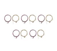 TsoLay 10 Juegos de 6 Cuerdas de Guitarra de Repuesto Cuerda de Acero para Guitarra Acústica Herramienta de Cambio de Guitarra