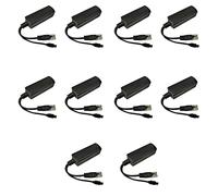 TsoLay 10X Divisor Micro-USB PoE 48V Una 5V2A / 3A Mini Fuente de Alimentación USB Estándar Nacional