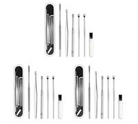 TsoLay 18 piezas Juego de Limpieza de Selección de Oreja Herramienta de Cuidado de Limpiador de Orejas Removedor