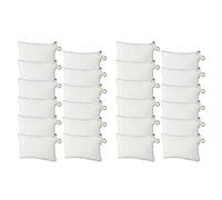 TsoLay 2 bolsas de cosméticos, bolsas en , bolsas de maquillaje, bolsa de aseo para planchar con cremallera, bolsa de lápices de lona para viajes escolares, White