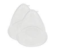 TsoLay 2 Piezas Dia 21 cm 180Ml Succionador de GlúTeos Copas de Estimulador de VacíO Bomba de Aumento de Senos Accesorios de Ventosas