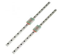 TsoLay 2 rieles lineales en miniatura de 9 mm MGN9 de 400 mm y 2 deslizadores de riel en miniatura MGN9H