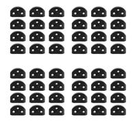 TsoLay 48 Piezas de Rodillos de Guitarra Clásica, árboles de Cuerda, Guías de Retención, Cerraduras de Cuerda de Guitarra, Abrazadera de Bloque de Tuerca, Negro