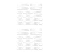 TsoLay 48PCS / Lot PC Motherboard 24Pin 8Pin 6Pin para Computadora Gesleeved hasta 3.4 mm Blanco