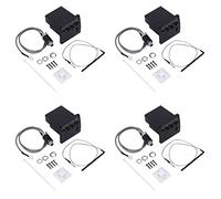 TsoLay 4X 2 Bandas Pickup Eq Aeq-2T Ecualizador Juego de Tornillos de Lavadora de Guitarra Acústica para Guitarra