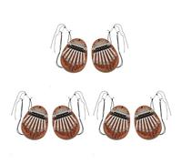 TsoLay 6 Piezas de Piano de Pulgar Kalimba 8 Teclas Mini Piano de Pulgar Piano de Dedo Mini Kalimba Piano de Dedo para Chico Accesorio de Instrumento para Adultos