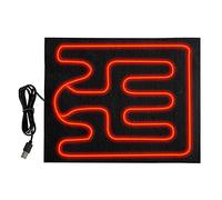 TsoLay Almohadilla TéRmica para Mascotas, PelíCula Calefactora USB, SáBana Calefactable Plegable CáLida, Alfombrilla Impermeable para Coche, Reptil para Mascotas,Escalada CáLida Invierno