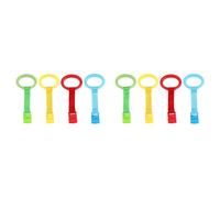 TsoLay Barra de Tracción para Bebés de 8 Piezas Asistente de Seguridad para Caminar Anillos para Niños Pequeños Anillo de Pie Gancho para Cuna para Caminar