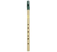 TsoLay Clarinete de Flauta de Silbato IrlandéS de LatóN Clarinete de EstañO Flauta de Metal D Instrumento Musical Principiante Essentials