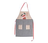 TsoLay Delantales NavideñOs con Bolsillos - Delantal Resistente al Agua para Hornear Regalos NavideñOs Suministros de Cocina NavideñOs B