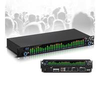 TsoLay Ecualizador Gráfico Digital LED De 31 Bandas, Ecualizador De Audio con Visualización De Espectro, 10 Preajustes Guardables + Ajuste Independiente (Agudos/Medios/Graves), para Estudio