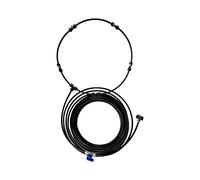 TsoLay Juego de ventilador de nebulización para exteriores, anillo de atomización, tubo de pulverización, ventilador de vapor, refrigeración por agua, patio, interfaz estándar de EE. UU