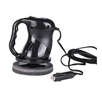 TsoLay MáQuina de Encerado para Pulir Autos Mini Pulidora EléCtrica Negra para Autos Herramienta de ReparacióN de Rayones Recargable para Pulir Autos