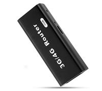 TsoLay Mini Enrutador WiFi 3G/4G Enrutador InaláMbrico USB RJ45 Enrutador PortáTil Interfaz Externa de 2412-2483MHz con Cable USB