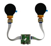 TsoLay Pantalla Redonda de 2,1 Pulgadas, Doble IPS, 480 X 480, Módulo LCD Circular Doble, Interfaz SPI RGB para Hogar Inteligente, Segundo Desarrollo.