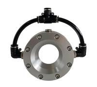 TsoLay Soplador De Cuchilla Anular De Aluminio De 360°, Espesor: 28 Mm, Diámetro Interior Opcional: 8-203 Mm, para Un Secado Eficiente De Tuberías Y Cables. Compatible con Compresor De Aire