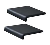 Tsophreniq 2 almohadillas de asiento de esquina para sillas y escalones, antideslizantes, cómodos cojines de esponja, fáciles de llevar, 35 cm, forma cuadrada, plegable