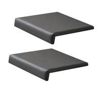 Tsophreniq 2 almohadillas de asiento de esquina para sillas y escalones, antideslizantes, cómodos cojines de esponja, fáciles de llevar, 35 cm, forma cuadrada, plegable
