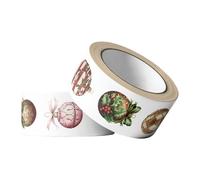 Tsophreniq 2 calcomanías de dibujos animados, 500 unidades, etiquetas de campanas de PVC para dispositivos, decoraciones electrónicas festivas, calcomanías de festival para Navidad