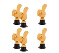 Tsophreniq 6 trofeos ligeros para el pulgar hacia arriba, medallas de fútbol, copa de premio, baloncesto, ganadores de fútbol, regalos para la escuela de juegos, baloncesto, ganadores de fútbol
