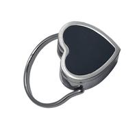 Tsophreniq Anillos con forma de corazón que se pueden abrir, elegantes joyas de acero inoxidable con textura, adecuados para mujeres modernas y parejas, símbolo de amor de aleación, como se describe