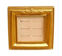 Tsophreniq Bandeja multifuncional para exhibición de joyas con estilos vintage para anillos, collares, organización y decoraciones, soporte de joyería de diseño abierto