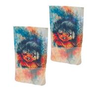 Tsophreniq Banderas ligeras de satén de gasa, leones, danzas, adoraciones, para ceremonias extendidas y al aire libre, banderas de ceremonia de culto