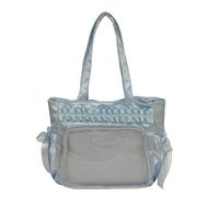 Tsophreniq Bolso de hombro resistente al agua de moda, diseño espacioso para viajes de compras y vida universitaria, bolsa de hombro impermeable, Blue