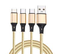 Tsophreniq Cable adaptador divisor USB 2.0 tipo A macho a 3 tipo C macho, cable divisor USB C de 1,2 m/2 m