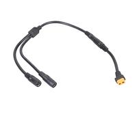 Tsophreniq Cable conector solar de 20 A a doble DC8020 hembra, 55 cm, adaptador de carga de batería de transferencia de energía de alta eficiencia