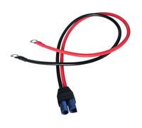 Tsophreniq Cable de batería de arranque EC5 a terminal de ojal | Cable adaptador EC5 para batería de terminal con ojal para carga de alimentación con cubierta de PVC para servicio al aire