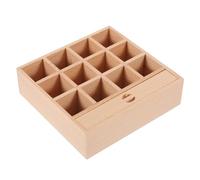 Tsophreniq Cajonera funcional en miniatura escala 1/12 de madera sin pintar para proyectos de almacenamiento, gabinete de cajones de madera en miniatura