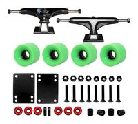 Tsophreniq Camiones Longboards de acero de aluminio con ruedas de calle de 60 mm, rodamientos profesionales para estabilidad y velocidad