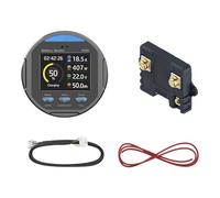 Tsophreniq Coulometer 50A 100A 350A Probador de capacidad de batería Retroiluminación Baja Alarma Monitor de corriente eléctrica con pantalla LCD