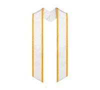 Tsophreniq Estola de graduación para ceremonias universitarias y universitarias, elegante estola de coro para logros académicos, accesorio de ceremonia de graduación, B, Talla única