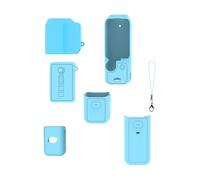 Tsophreniq Funda de silicona a prueba de golpes para cámara Pocket 3, antideslizante e ideal para aventureros, funda impermeable para cámara