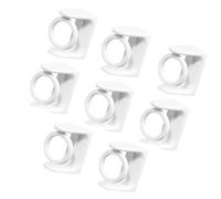 Tsophreniq Ganchos giratorios que ahorran espacio, fácil instalación, para armarios de pared, puertas, suministros de organización del hogar, taladros de negación, cierres de pared