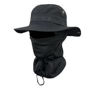 Tsophreniq Gorro Benny unisex de secado rápido para mujeres y hombres, gorro de pesca de tela absorbente para entusiastas del aire libre, equipo de camping, sombrero digital de desierto, Negro, Talla