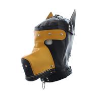 Tsophreniq Gorro unisex para coquetear con capucha para disfraz, juego de rol, ajustable, juego de misterio desconocido, perro adulto
