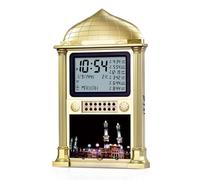 Tsophreniq HA-4002 - Reloj multiuso con calendario Hijri con pantalla digital Azan, hora, fecha, semana, temperatura, mesa de pared