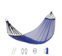 Tsophreniq Hamaca de malla lista para viajes para escapadas al aire libre | Tumbona transpirable de 260 x 130 cm con diseño de separador, bolsa de transporte, viajes en el jardín