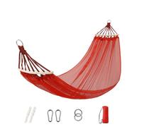 Tsophreniq Hamaca de malla lista para viajes para escapadas al aire libre | Tumbona transpirable de 260 x 130 cm con diseño de separador, bolsa de transporte, viajes en el jardín
