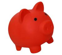 Tsophreniq Hucha de cerdos coloridos para enseñar a los niños sobre el ahorro de finanzas, tarro de estatua de animales, huchas irrompibles para regalo