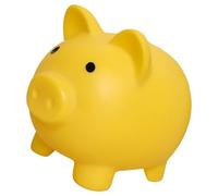 Tsophreniq Hucha de cerdos coloridos para enseñar a los niños sobre el ahorro de finanzas, tarro de estatua de animales, huchas irrompibles para regalo