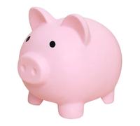 Tsophreniq Hucha de cerdos coloridos para enseñar a los niños sobre el ahorro de finanzas, tarro de estatua de animales, huchas irrompibles para regalo