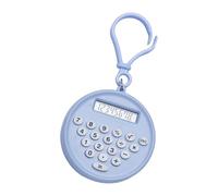 Tsophreniq Llavero pequeño de silicona ABS para estudiantes, diseño de liberación de ruido, ideal para exámenes y cálculos diarios, calculadora auxiliar de tareas