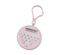 Tsophreniq Llavero pequeño de silicona ABS para estudiantes, diseño de liberación de ruido, ideal para exámenes y cálculos diarios, calculadora auxiliar de tareas