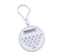 Tsophreniq Llavero pequeño de silicona ABS para estudiantes, diseño de liberación de ruido, ideal para exámenes y cálculos diarios, calculadora auxiliar de tareas